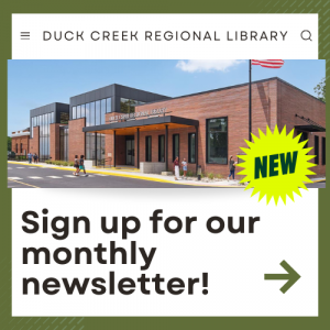 Click to register for our monthly newsletter!
